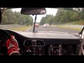 Crazy 1st Lap VLN 8 2012 onboard Porsche GT3 Cup Nurburgring Nordschleife avoiding big BMW Crash