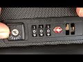 How To Unlock And Reset A TSA007 Luggage Lock