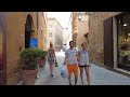 Pienza a beautiful village walking tour Italy - 4k video - Italian Val d'Orcia Tuscany views