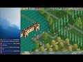 I made a theme park about my trip to Europe - Roller Coaster Tycoon Stream 5 (Evergreen Gardens)