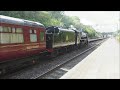 Black 5 44871 passes Hartford station in Cheshire 31st July 2024