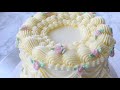HOW TO MAKE WHITE VINTAGE CAKE (PIPING TECHNIQUES/TUTORIAL/CAKE DECORATING)