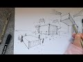 3 small sketches..It will teach you 3 different types of perspective