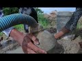 Build Fish Trapping System Make From Long PVC Pipe With Clay Works 100%