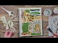 Easy Mixed Media Art: Using Your Leftover Collage Papers