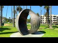 [4K] Palisades Park in Santa Monica, California USA - Walking Tour Vlog & Vacation Travel Guide 🎧
