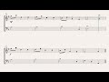 mozart k 2 minuet in f Trumpet and Cello sheet music