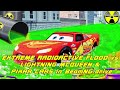 MEGA FLOOD vs LIGHTNING MCQUEEN & PIXAR CARS in BeamNG.drive