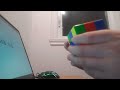 Uno de mis primeros progresos con el 3x3x3 cubo de Rubik (2:42,98)