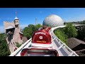 The Schweizer Bobbahn Roller Coaster Ride at Theme Park Europa-Park in Germany