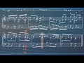 fugue 3 in c minor for harpsichord w scrolling score