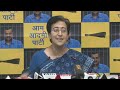 Live: AAP Counters Maliwal : Big allegation by Delhi Miniser Atishi in Maliwal’s Assault Case