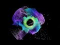 2 000 000 Particles. Particle Simulation with Smoke Flow