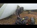 Winter Camping In A Snow Storm With Dog