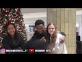 Mistletoe Prank On Strangers!