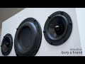 AWESOME excursion - The HQ bass test 90% volume - Tangband W5-1138SMF