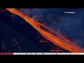 Day 9: Surreal Lava Flow Resumes at La Palma Volcano, Canary Islands