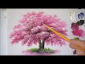 How to paint a tree in Acrylic lesson 6