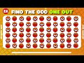 Find the ODD One Out - Geometry Dash Faces & Custom & MSM & HUGGY WUGGY