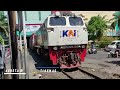 Unik! Perlintasan Kereta Api Jalan Dupak Surabaya | KA Keluar Masuk Terowongan Pasar PGS