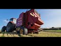 Zetor Forterra 140 HSX and Newholland 648 Baler