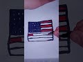 Drawing & Coloring The USA Flag 🇱🇷