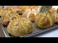 Cream Cheese Garlic Bread - Korean Street Food