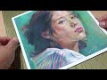 Oil pastel portraits - IU, Tips on how to use Oil Pastel