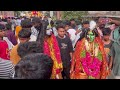 Old city uppuguda to falaknma kalika mata temple thotalla & Ghatam procession 2024 | potharaju entry