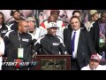 Mayweather vs. Maidana full post fight press conference video