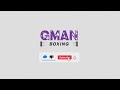 GMAN Boxing Opener