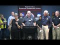 Gov. Henry McMaster holds briefing on state's response to Debby