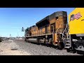 Union Pacific manifest with 1989 Denver and  Rio grande heritage unit as a rear DPU  07/10/23