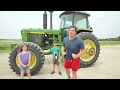 Turning our Abandoned Truck into a Boat | Tractors for kids