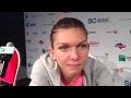 Halep after final 6