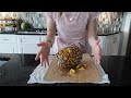 No Knife Pineapple Hack 🍍(how to pull apart a pineapple & correctly eat it) Clean & Delicious!