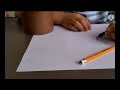 drawing a flower in reverse