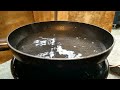 Kerosene stove setup and test