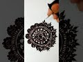 Aasan gol tikki mehndi 💖 easy mandala mehndi for beginners 💞