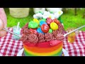 Rainbow Jelly Chupa Chups 🌈 Amazing Miniature Chupa Chups Sour Belts and Bites Making From Fruit 🥭🍉🥝
