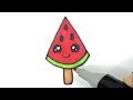 How To Draw Red Ice Cream Stick