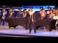 Enoch Lee singing 'My Way' at Graduation West Hall High 2017