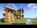 How to Build a Simple Survival House | Minecraft |
