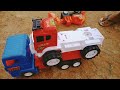Top mini excavator with dump truck and tractor
