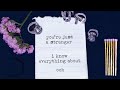 Olivia Rodrigo - stranger (Official Lyric Video)