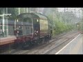 Double Steam in Cheshire 34046 Braunton and 7029 Clun Castle.