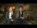 As Above So Below: Perdita Weeks & Ben Feldman Official Movie Interview | ScreenSlam