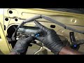 How to Replace  Window Regulator Sliding Blocks on a 2001 Volvo S60, S80,