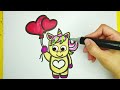 Standing Magic Unicorn | Learn How to Draw Basics With This Video #8