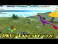 Surviving As Purusaurus In Dino Sim!